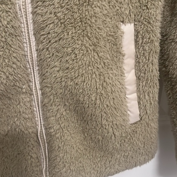 Patagonia Los Gatos Teddy Sherpa Fuzzy Jacket Full Zip Tan Beige Size Small - Picture 4 of 11